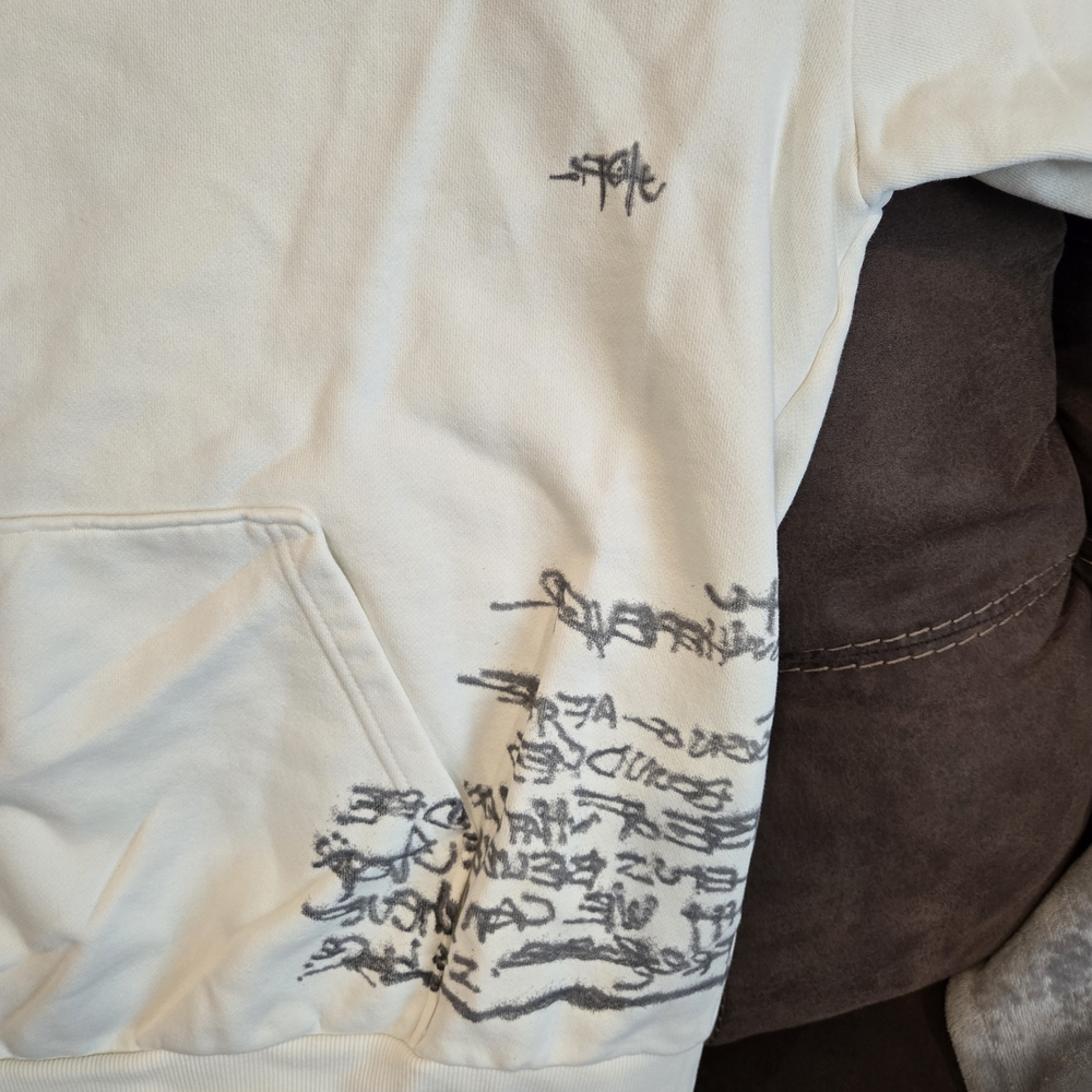 Cactus Jack by Travis Scott Cream Graphic Hoodie - Picture 5 of 14